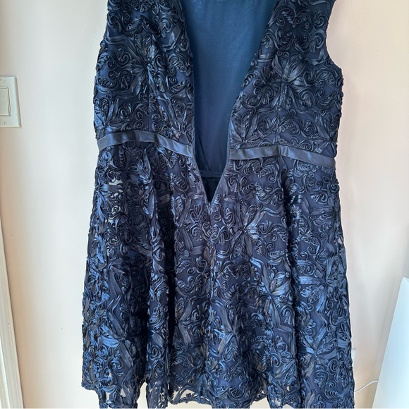 Cocktail short dress. Plus size 1950’s vintage look, 3D Lace a stunning piece - Picture 6 of 12